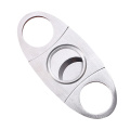 Custom Luxury Double Cigar Cutter Stainless Steel Table Cigar Cutter Accessories